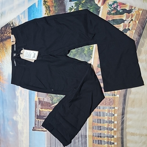 Prana Halle Black Convertible Pants Size 8 NWT - Picture 1 of 9